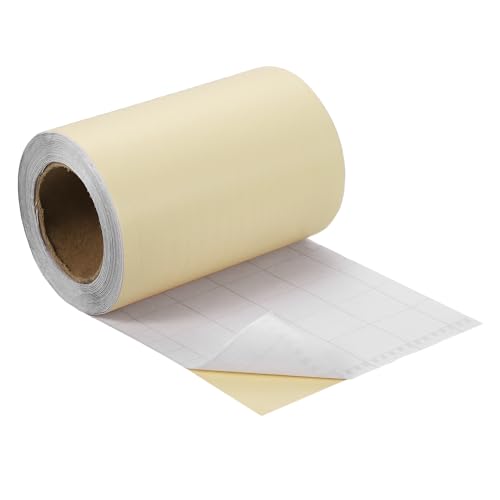 uxcell Wood Grain Tape, 4" x33 Ft Self Adhesive Wood Grain Repair Patch for Baseboards, Doors, Floor Repair, Furniture Home Decor Beige Wood - color: Beige Wood
