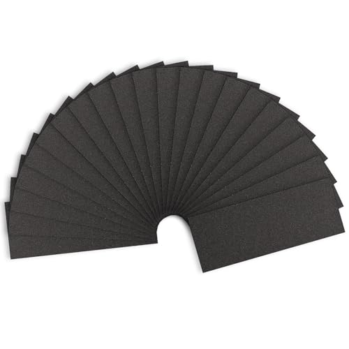 Sandpaper 320 Grit, Wet Dry Sand Paper 9 x 3.6 Inch - size: 9 x 3-2/3 Inch, style: 320Grit