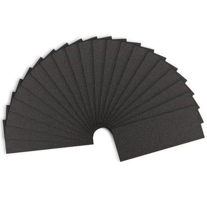 Sandpaper 320 Grit, Wet Dry Sand Paper 9 x 3.6 Inch - size: 9 x 3-2/3 Inch, style: 320Grit