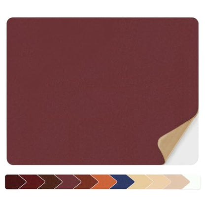 Numola Leather Repair Patch, 8×11 Inch Self-Adhesive Light Wine Red - color: Light Wine Red, size: 8×11inch