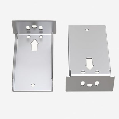 homdiy 10 Pairs Rear Mounting Brackets for 1.77 inch(45mm) Width Slides - color: Silver, size: 1.77 Inch
