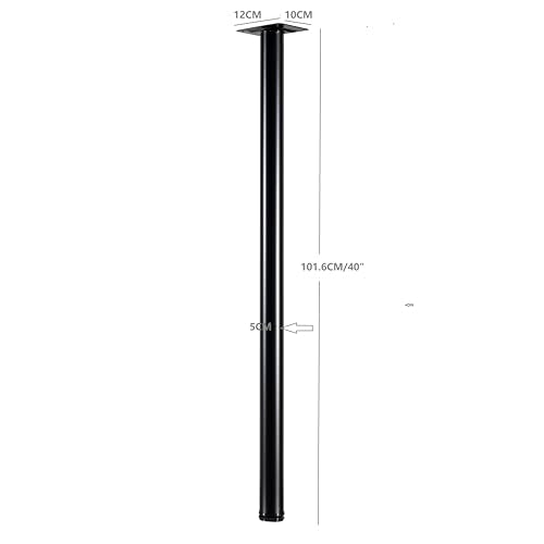 LCSDLHLSY 40Incn Heavy Duty Metal Table Legs,Modern Desk Leg,Black Set of 4 - size: 40 Inch