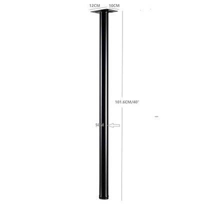 LCSDLHLSY 40Incn Heavy Duty Metal Table Legs,Modern Desk Leg,Black Set of 4 - size: 40 Inch