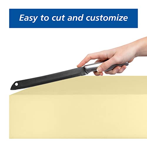 Nigoone 5"X 24"X 24" Upholstery Cushion Square Foam Replacement for Couch Chair Seat Padding, High Density Thick-Custom Pillow and Craft Foam Upholstery Supplies, 5 Inch Thick - size: 5×24×24
