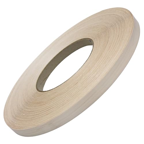 Pre-Glued Edge Banding Birch 7/8" x 250' Roll - Easy Application Iron-On Edge Banding for Furniture Restoration - Wood Edge Banding - Edge Banding Iron-On - Edge Banding (Birch, 7/8" x 250') - color: Birch, size: 7/8" x 250'