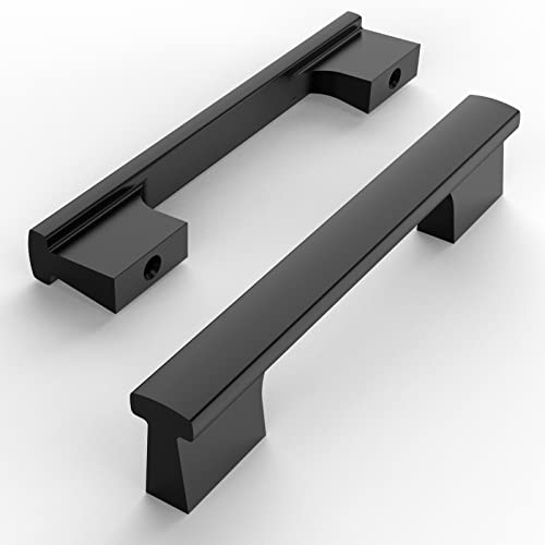 Amerdeco 20 Pack Matte Black Cabinet Pulls 4 Inch(102MM) Hole Centers Kitchen Cabinet Handles Hardware Kitchen Handles for Cabinets Cupboard Handles Drawer Pulls…ZH0026… - color: Matte Black, size: 4"/102MM Hole Center, style: 20 Pack