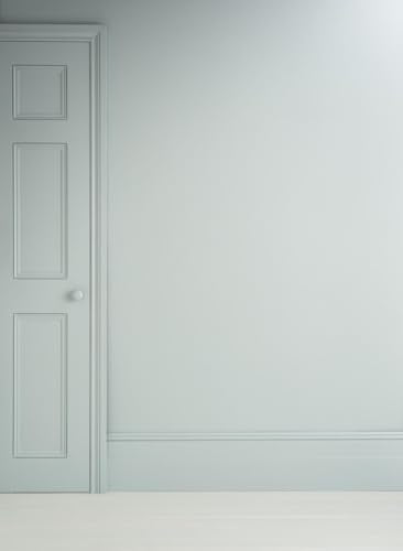 Annie Sloan Satin Paint (Upstate Blue, 25 Fl Oz /750 mL). Soft sheen for interior wood and metal. Self-leveling, all-in-one paint with no wax or lacquer required. - color: Upstate Blue