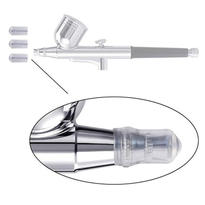 HUBEST Airbrush Nozzle Needle Set for Iwata Master, 0.2/0.3/0.5mm - size: KIT 2