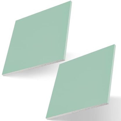 Amylove 2 Pcs 6"x6"x1/2" Drywall Repair Panel for Mend Wall, Green - color: Green, size: 6 x 6 x 1/2 Inch