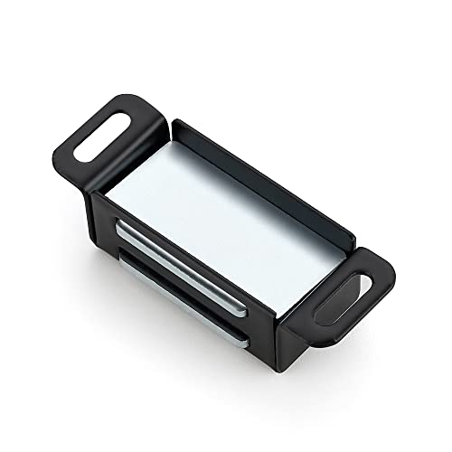 Ravinte Matte Black Magnetic Door Catch, Black Cabinet Magnets 4 Pack - color: Matte Black