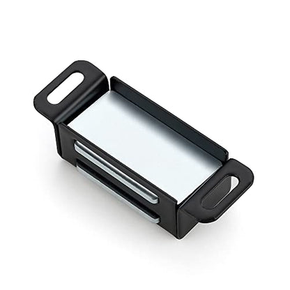 Ravinte Matte Black Magnetic Door Catch, Black Cabinet Magnets 4 Pack - color: Matte Black