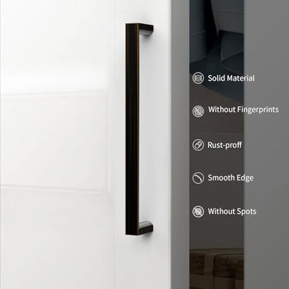 10 Pack 3 Inch Oil Rubbed Bronze Cabinet Pulls, Kitchen Hardware - color: Oil Rubbed Bronze, size: 3"/76MM Hole Center, style: 10 Pack