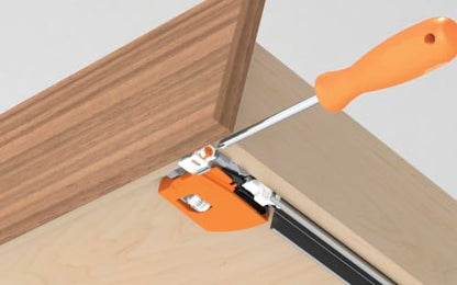 BLUM Tandem Plus BLUMOTION Drawer Slides Complete Pair, with Runners 563H, Locking Devices, Rear Mounting Brackets and Screws (for face Frame or Frameless Application) 18 Inch