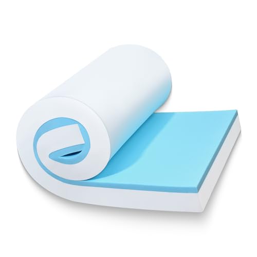 4"x24"x72" Upholstery Foam High Density Gel Memory Foam Cushion - size: 72" X24"x4