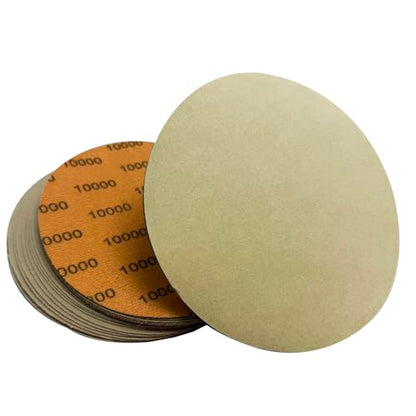 6 Inch 10000 Grit Wet Dry Sandpaper，10 PCS Hook and Loop Sanding Discs - style: Grit 10000
