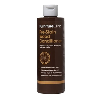 Furniture Clinic Pre-Stain Wood Conditioner, Water-Based, Prevents Spotting