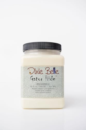 Dixie Belle Gator Hide Polyacrylic Topcoat (Eggshell, 32oz) - color: Eggshell, size: 32 Fl Oz (Pack of 1)