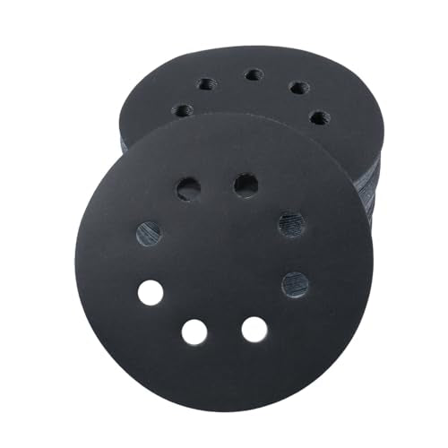 50 Pcs 5 Inch 8 Hole 800 Grit Wet and Dry Sanding Discs, Round Hook and Loop Disc Sandpaper for Random Orbital Sanders - style: 800 Grit