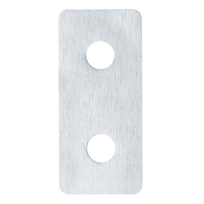 12 Pcs 2020 Flat Joining Plates, Aluminum Mending Plate, 40mm x 18mm - size: 40mm x 18mm