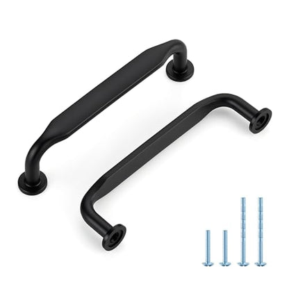 HOME EDIT Matte Black Solid Cabinet Handles & Pulls 3-3/4 Inch 10 Pack - color: Matte Black, size: 3-3/4 inches Hole Center