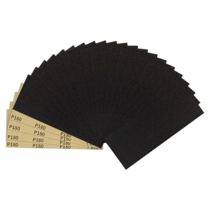 Sandpaper 180 Grit 25 Sheets, Wet Dry Sand Paper 9 x 3.6 Inch - style: 180 Grits
