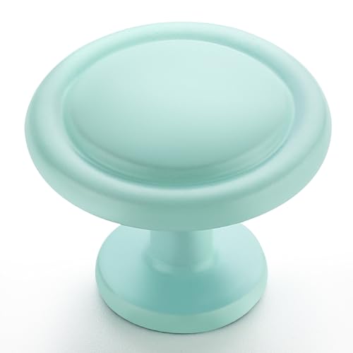 Ravinte Green Round Cabinet Knobs,Zinc Pulls,1-1/4 Inch,30 Pack - color: Green