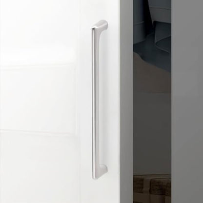 10 Pack 6.3 inch Brushed Satin Nickel Kitchen Cabinet Handles - color: Brushed Satin Nickel, size: 6-1/4 inch Hole Center