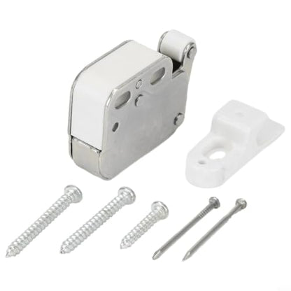 Spring Loaded Touch Latch For Cabinet Doors, Push Lock Catch Mechanism