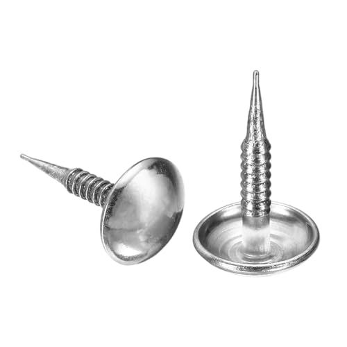 uxcell 50Pcs Upholstery Nails, 9x16.3mm Upholstery Tacks Furniture Tacks - color: Silver, size: 9x16.3mm