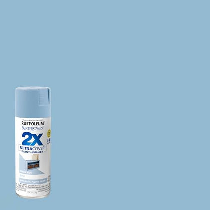 Rust-Oleum 334088-6PK Painter's Touch 2X Ultra Cover Spray Paint, 12 oz, Satin French Blue, 6 Pack - color: Satin French Blue, size: 12 Ounce (Pack of 6)
