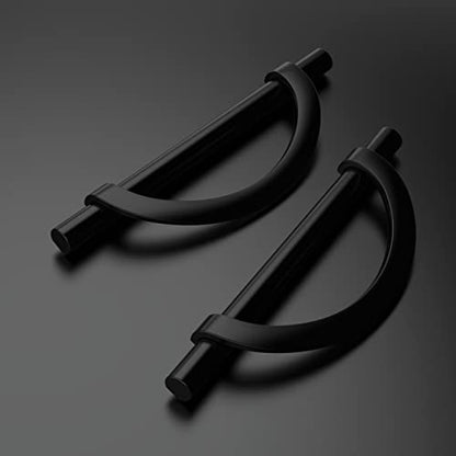 Amerdeco 10 Pack Matte Black Cabinet Pulls 5 Inch(128MM) Hole Centers Kitchen Cabinet Handles Hardware Kitchen Handles for Cabinets Cupboard Handles Drawer Pulls - color: Matte Black, size: 5"/128MM Hole Center, style: 10 Pack
