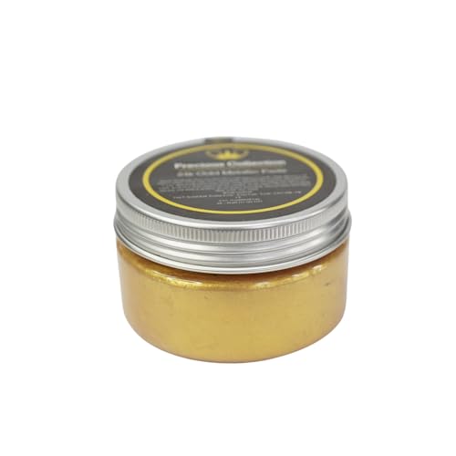 PCP0010 Metallic Precious Paste - 24K Gold 110ml - Shimmery High Pigmentation + Depth-Self Sealing-DIY Furniture Paint - Indoor+Outdoor Use - color: 24K Gold