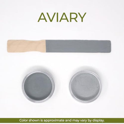 Miss Mustard Seed's Milk Paint for Furniture, Cabinets & Wood, Aviary, Sample - color: Aviary, size: 1 Ounce (Pack of 1)