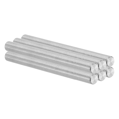 PATIKIL 6mm x 75mm Dowel Pin Stainless Steel, 6 Pcs 304 Stainless Steel Pegs Shelf Pins Rod Support Metal Fasten Elements for Shelves Furniture Fixing Component, Silver - size: 6mm x 75mm