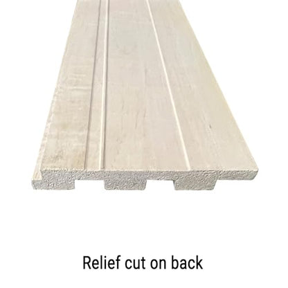4-Pack Real Wood Slat Wall Panels, 3/4" x 5-1/2" x 72", Solid American Hardwood, The Millwork Outlet (Maple, 72") - color: Maple, size: 72"