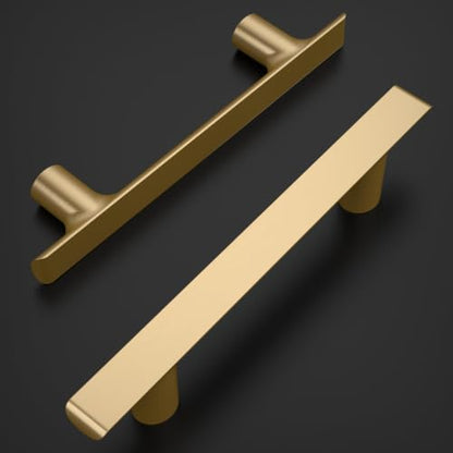 Amerdeco 10 Pack Champagne Bronze Cabinet Pulls 3 Inch(76MM) Hole Centers Kitchen Cabinet Handles Hardware Kitchen Handles for Cabinets Cupboard Handles Drawer Pulls ZH0028 - color: Champagne Bronze, size: 3"/76MM, style: 10 Pack