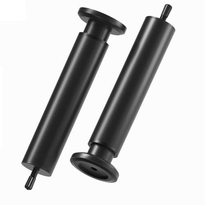 Metal Adjustable Height Furniture Support Legs, Black, Pre-Drilled M8 Bolts, for Bed/Sofa/Chair/Cabinet/Table, Non-Slip Rubber Bottom Pad, Easy Installation (4.72"-7.09"/2PCS) - size: 4.72"-7.09"/2PCS