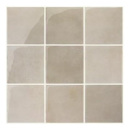 COMSTICKC Thicker Peel and Stick 3D Backsplash Tiles Kitchen Bathroom - color: Light Brown