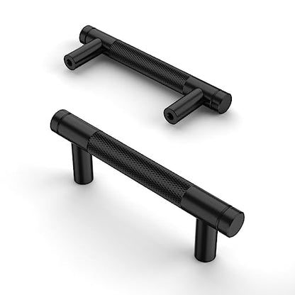 Asidrama 10 Pack 2.5 Inch(64mm) Matte Black Cabinet Pulls Heavy-Duty Solid Kitchen Cabinet Handles Black Drawer Hardware for Bathrooms Cabinets - color: Matte Black, size: 2.5" Hole Center, style: 10 Pack