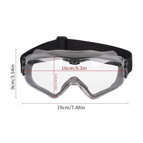 ANSI Z87.1 Safety Goggles, Anti-Fog Scratch-Resistant Eye Protection, Black - style: Goggles Black