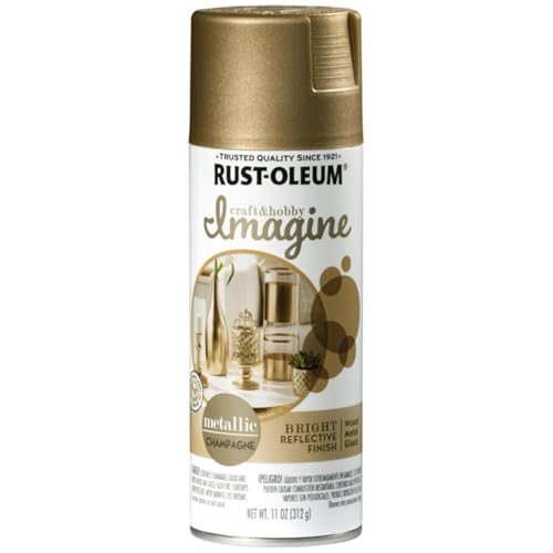 Rust-Oleum Imagine Craft & Hobby Metallic Spray Paint Champagne, 11 oz.