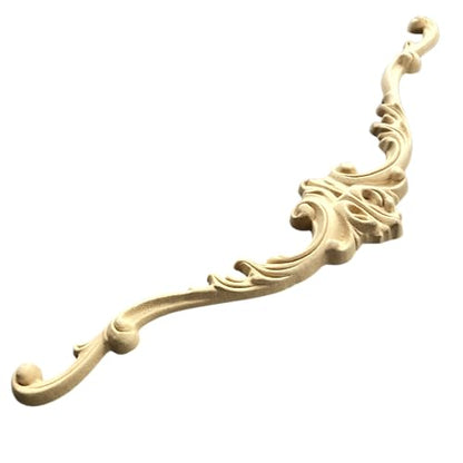 WoodUbend WUB1213 Pack of 2 Pediment Applique - Heat Bendable & Flexible Wood Onlays 17x37.5cm - DIY Craft, Furniture & Home Decor - Easy to Apply & Paint - Versatile, Reusable & Decorative Decals - size: WUB1213