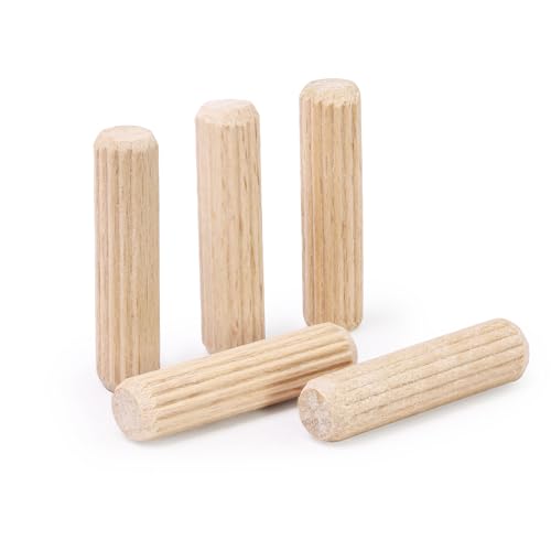 5/16" x 1-1/4" Wooden Dowel Pins - FoDau770 Beech Wood Dowel Rods - 200 Pcs - size: 5/16" x 1-1/4"