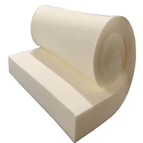 GoTo Foam 1" Height x 30" Width x 96" Length 44ILD (Firm) Upholstery Cushion Made in USA - style: 1x30x96