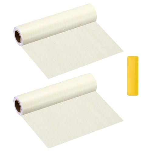 HARFINGTON Wood Grain Repair Tape 8" x16ft Self-Adhesive Repair Patch - color: White Oak, size: 8" x 16ft