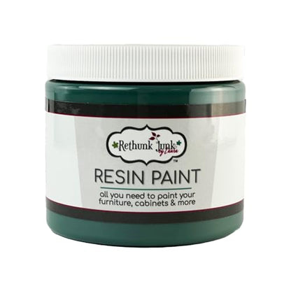 Rethunk Junk Resin Paint - 16 floz (Blue Spruce) - color: Blue Spruce