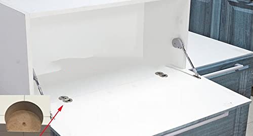WANLIAN(2 Pieces)-90 Degree Page Turning axis Adjustable Cabinet Door Concealed Hinge Special Table Drop Down Hinge Flush Hinge
