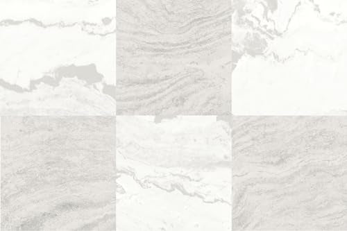 FloorPops x Chris Loves Julia 12-in by 12-in Bonneville Beige Peel and Stick Floor Tiles, FP5061 - color: Beige