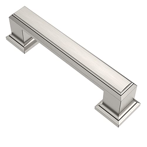 Alzassbg 3" Brushed Satin Nickel Cabinet Pulls 10 Pack, AL3071SN - color: Brushed Satin Nickel, size: 3" Hole Center