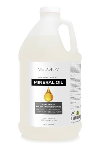 velona Mineral Oil 70 Viscosity NF - 64 fl oz, Food Grade, USP Grade - size: 64 Ounce